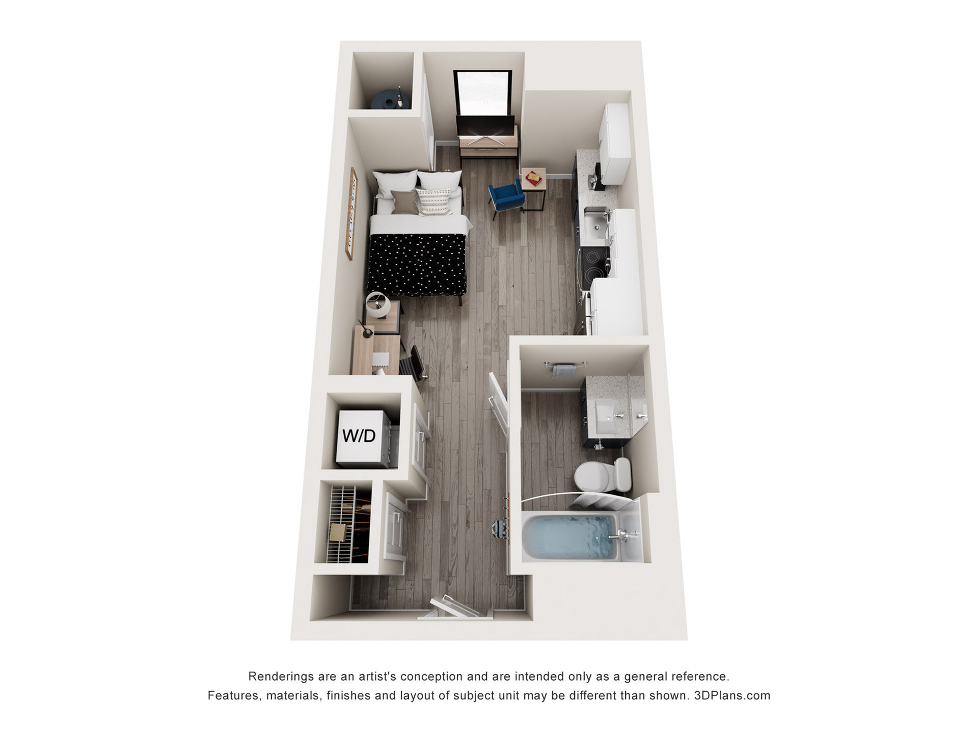 Sansom - Studio Floor plan