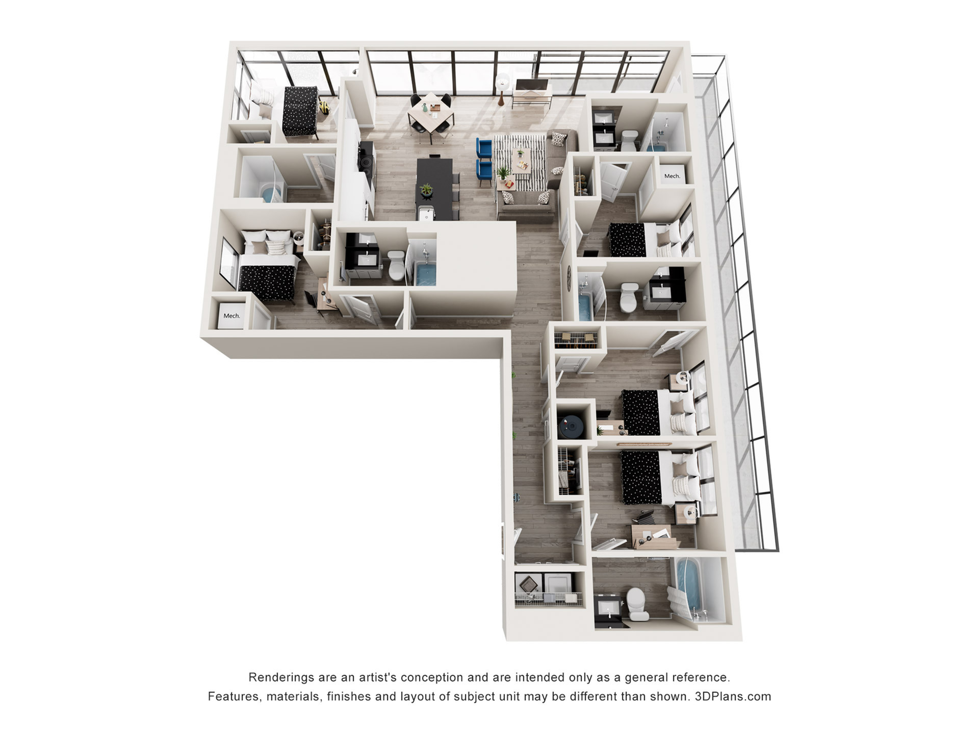 Wallace - 5x5 Floor plan