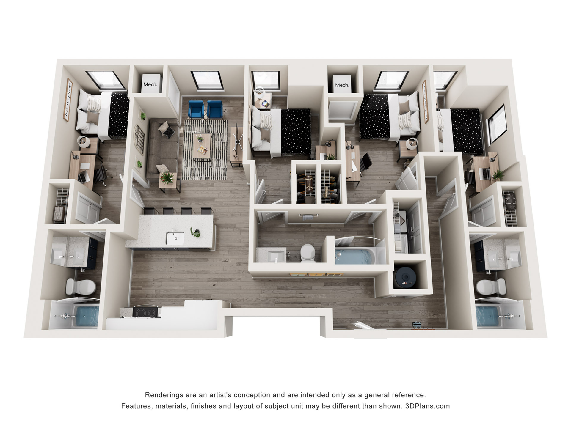 Mt. Vernon - 4x3 Floor plan