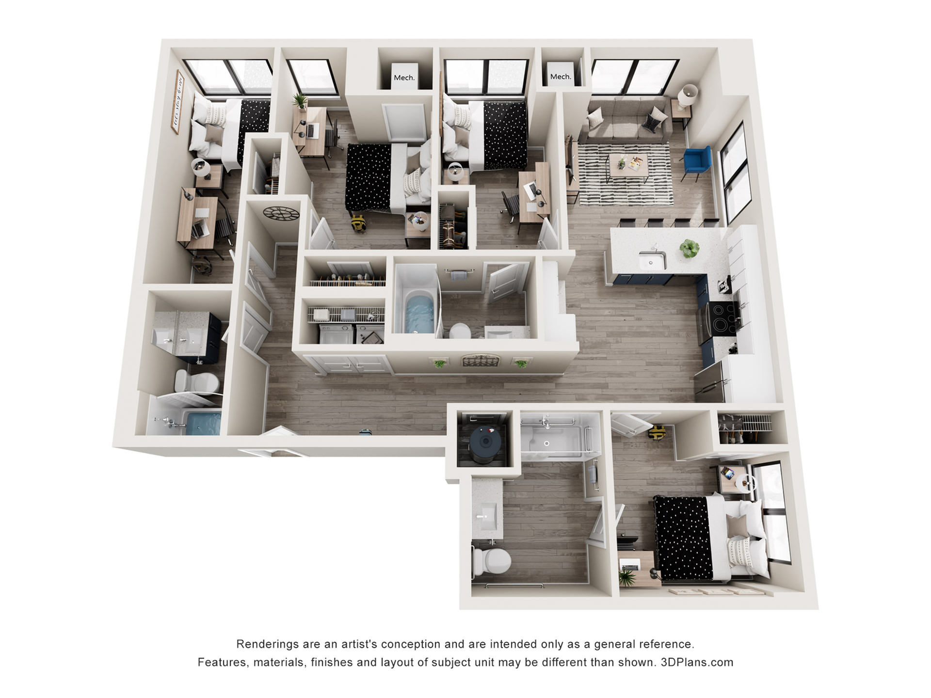 Melon - 4x3 Floor plan